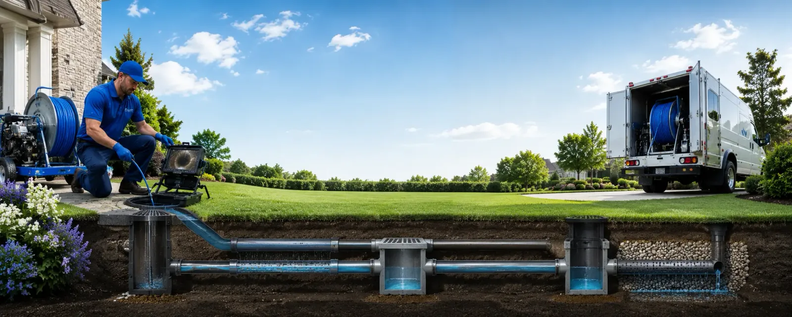 Outdoor drain cleaning information for Glenside, PA